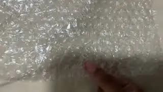 Day 1 of popping bubble wrap until I get a 1000 subs