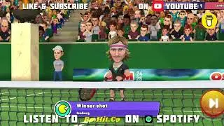 Singles Victory at Parthenon Stadium | From 0:1 to 6:2 | Mini Tennis Android Game Highlights