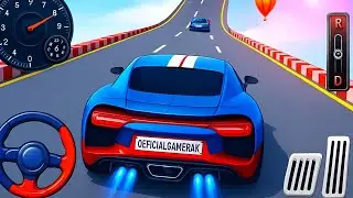 Super Hero Ramp Car 😱 | Impossible Mega Ramp Stunts Android Gameplay