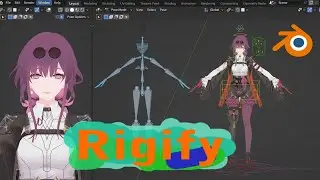 HOW to Rig BLENDER character (Kafka)