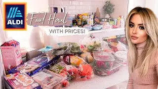 HUGE ALDI GROCERY HAUL WITH PRICES / FAMILY FOOD SHOP