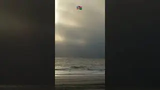 What a beautiful beach view 🇳🇦 #trendytariq #youtubeshorts #swakopmund #adventure #namibia