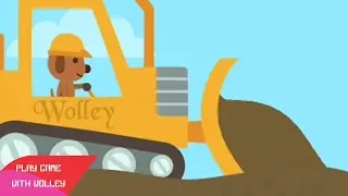 Play Game with Wolley - Trucks and Diggers Cartoons for Children  - Best Game For Kids