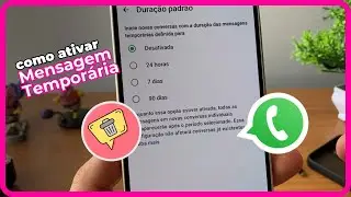 Como Ativar Mensagens Temporarias no WhatsApp