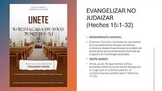 EVANGELIZAR NO JUDAIZAR