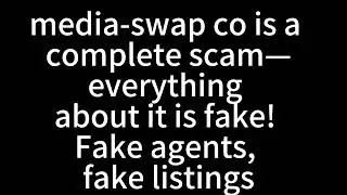 Scam Alert: Media-Swap.co Uses Fake Reviews and Fake Agents