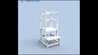 white kids step stool