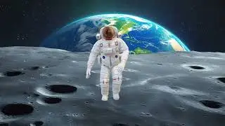 Astronaut in Galactic Void