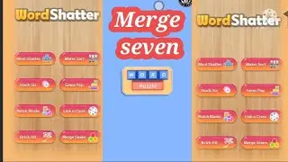 WORDS SHATTER GAMES -MERGE SEVEN