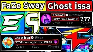 FaZe Sway OVERTAKES FaZe Swan - Fans Come to Ghost issa's HOUSE - Final Evade RC Winner