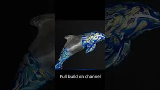 Dolphin Statue | Swirl and Transparent 🐬 #3dprinting #sculpture #art #diy #pla