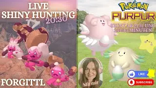 #Pokemon Purpur #Livestream - #shinyhunting Forgita & Chaneira in Rekordzeit? Leider nein xD