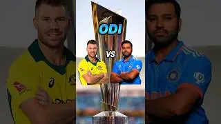 David Warner vs Rohit Sharma in ODI Cricket