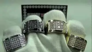Ice Wave Bling Bling Hip Hop Ring Micro Pave Jewelry