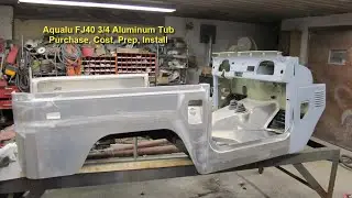 Aqualu 3/4 Aluminum Tub for a 78 FJ40 #landcruiser #fj40 #diy