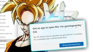 Получить приложение, чтобы открыть ссылку на оверлей Microsoft Gaming. Исправлено.
