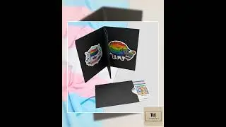Transgender Pride Card &ndash; Personalized Gender Identity Gift &ndash; Custom Photo Trans Card &ndash; Funny & Af...