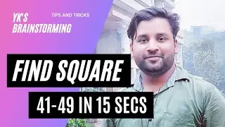 41 49 square trick #YKsBrainstorming #WhatsappStatus