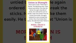 Unity Is Strength | Moral and Bedtime Story For Kids