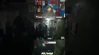 Police Encounter Escalates Rapidly!! #SHORTS #poppabenji
