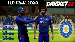 England vs India Final T10 Knockout Cup Match 2022  -  Cricket 22 Gameplay 1080P 60FPS