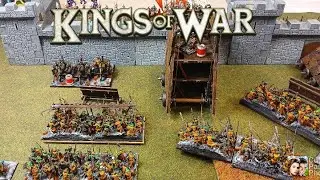 Mantic Games Kings of War Siege of Samarik battle report. #SiegeOfSamarik