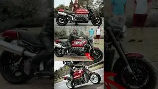 Una Moto con Motor Viper? #MotoV10 #ViperEngine #CrazyBuilds #EngineSwap #ViralShorts #Builds