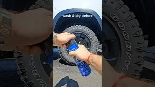 Superior Cover All - Tire Shine 💦 #cardetailing #carproducts #mobiledetailing #carcleaning