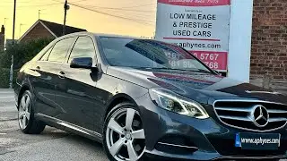 Mercedes E220 CDI SE Auto in Tenorite Grey Metallic - only 41k miles