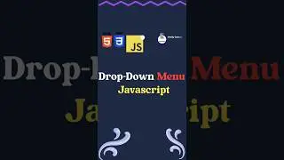 Drop-Down Menu Using CSS || Create drop-down menu in html css and js || 