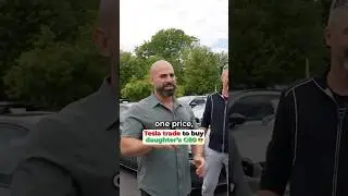 He traded in a Tesla Model 3 to buy his daughter a G80
