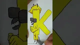 Drawing Alphabet Lore Human (Poor) K / Uncomplete Humanized Alphabet Lore Transform/ #drawing