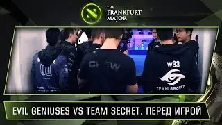 Frankfurt 2015: Evil Geniuses VS Team Secret | Before the Game