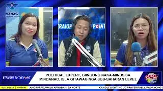 POLITICAL EXPERT, GIINGONG NAKA-MINUS SA MINDANAO, ISLA GITAWAG NGA SUB-SAHARAN LEVEL