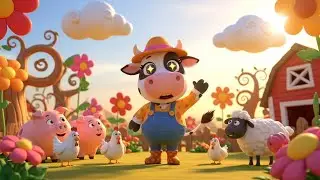 Farmer Cow | Popular Nursery Rhyme For Kids | Sing Along With Kids