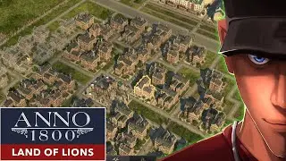 Anno 1800 The Land of Lions &mdash; Район учёных! Их тут много! | Давайте поиграем в Anno 1800. Геймплей