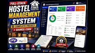 Hostel and Room Booking Management System using PHP and MySQL: Complete Project + Source Code