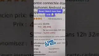 SmartWatch less than 50$ - Amazon Canada Deal #Shorts