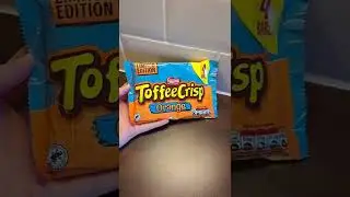 NESTLE TOFFEE CRISP 🍫 #shorts #nestle #toffeecrisp #orange #chocolate #candy #limitededition