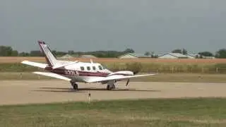 Beech Duke 60 Takeoff Osceola WI N33LB | Wheels and Wings 2013