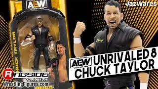 AEW Figure Insider: Chuck Taylor - Jazwares AEW Unrivaled 8 Wrestling Action Figure!