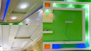 chambre faux plafonde avec d&eacute;cote place tv mural by salam pro staff