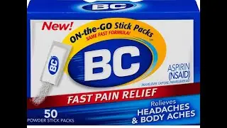 BC Powder Original Strength Pain Reliever, 50 Powder Sticks