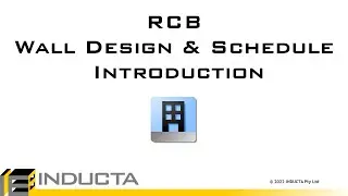 RCB - Wall Design & Schedule