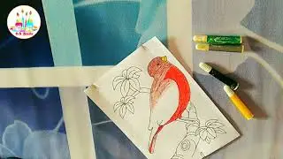 How to draw a bird ||bird craft ||bird sketch ||bird painting ||AMSmile