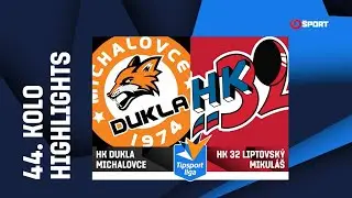 44. kolo: HK Dukla Michalovce - HK 32 Liptovský Mikuláš 5:7 (1:4, 2:1, 2:2)