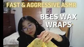 Underrated ASMR Beeswax Wrap Paper Tapping and Scratching