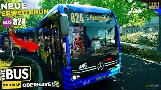 Mit der NEUEN Linie 824 nach Hennigsdorf! [4k60fps #18 🟡THE BUS 🚍 | SIMPLAY