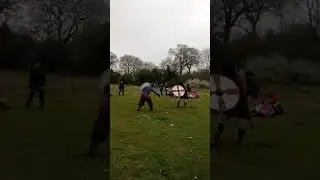 Norman spear fighting West hunsbury park iron age fort Northampton