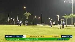 TEAM MSP vs Team Kreston live cricket match | 29th Annual Tournament- ICAI Doha Chapter live - MIC